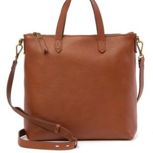 MADEWELL Small Transport Tote Zip Top crossbody
